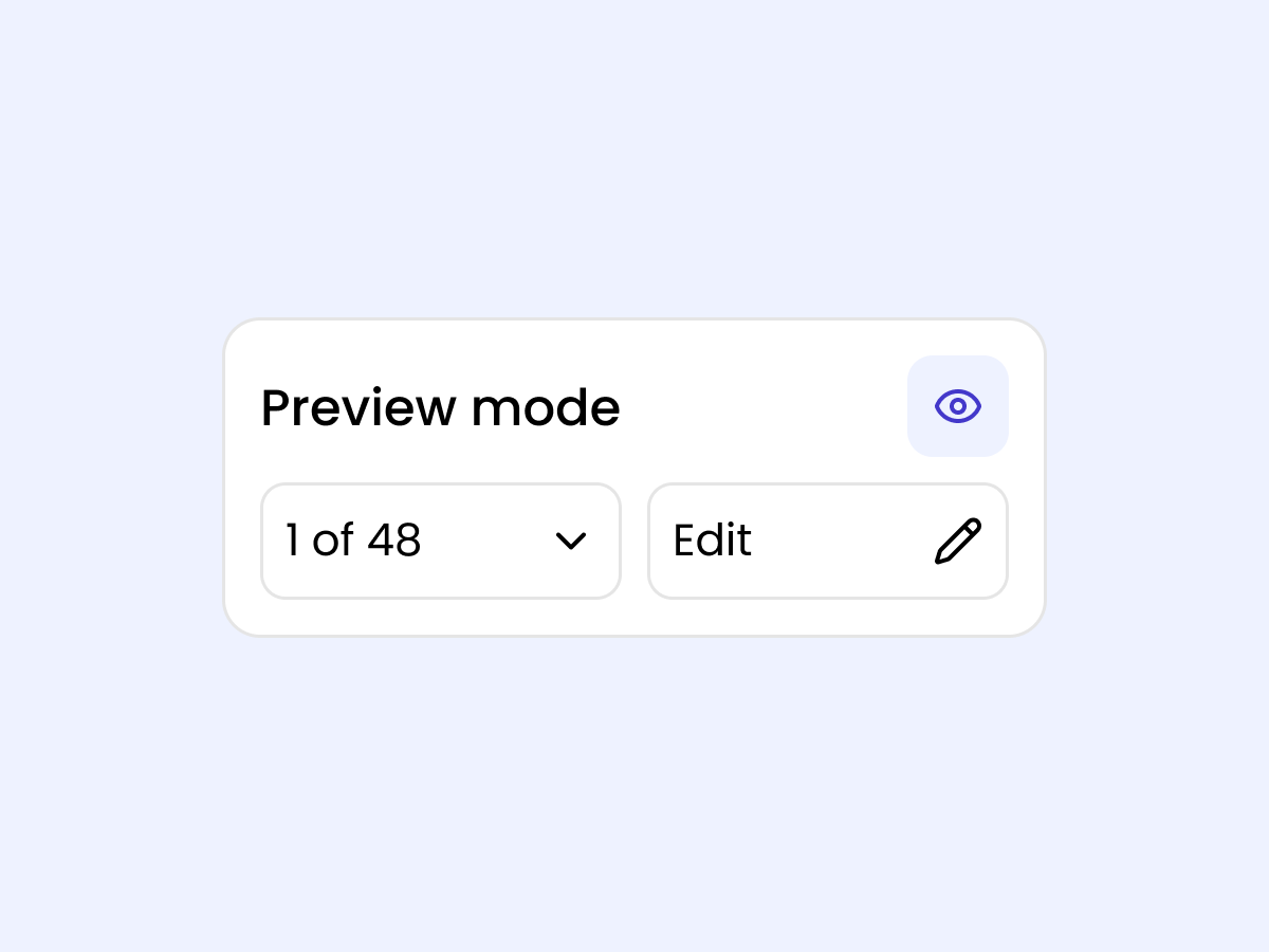 Screenshot of previewing your gift before sending it
