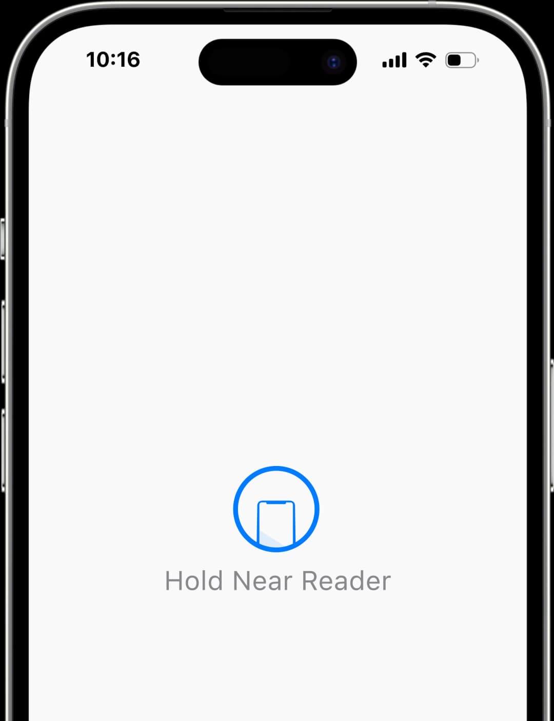 iPhone showing an On Me card in Apple Pay
