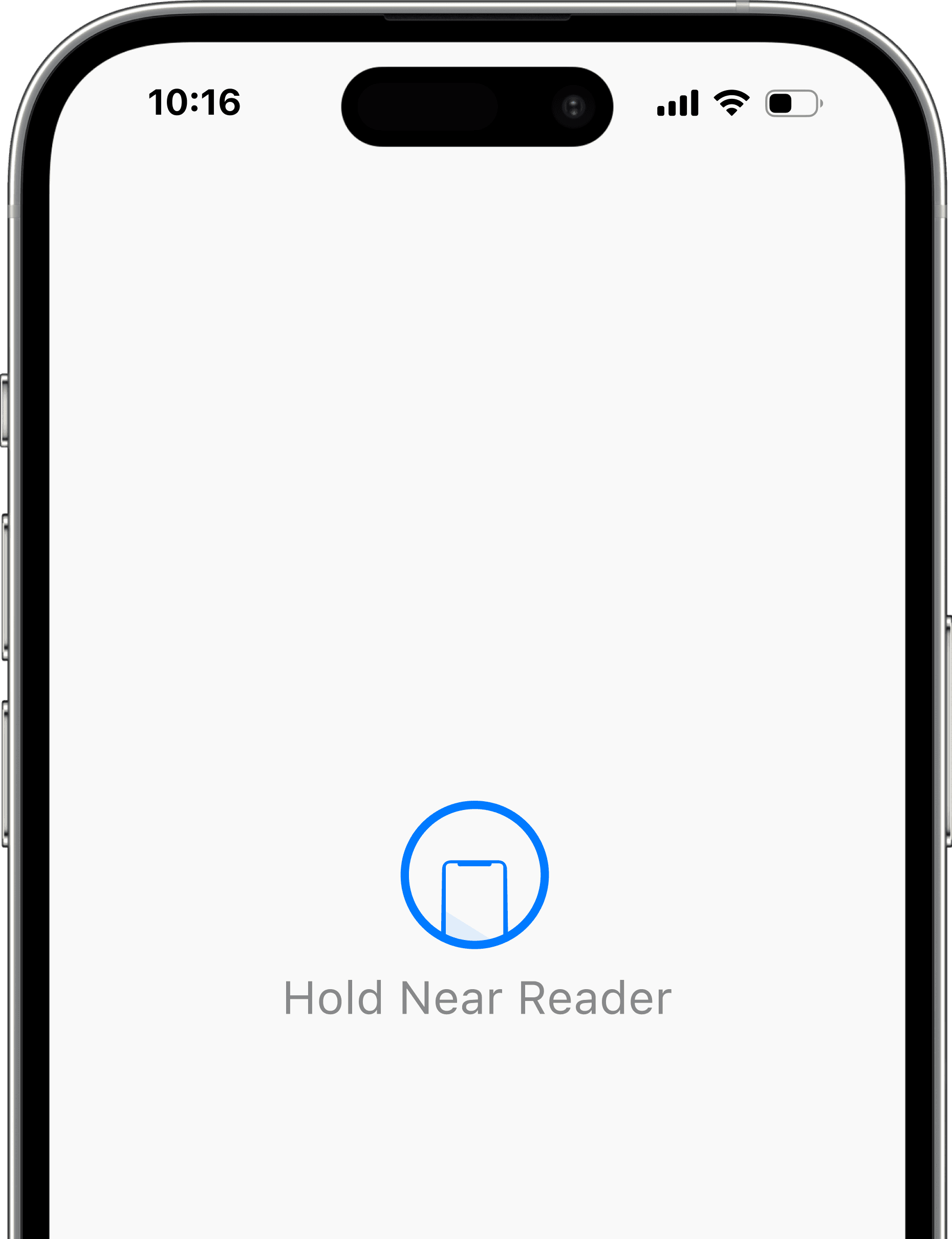 iPhone showing an On Me in Apple Wallet