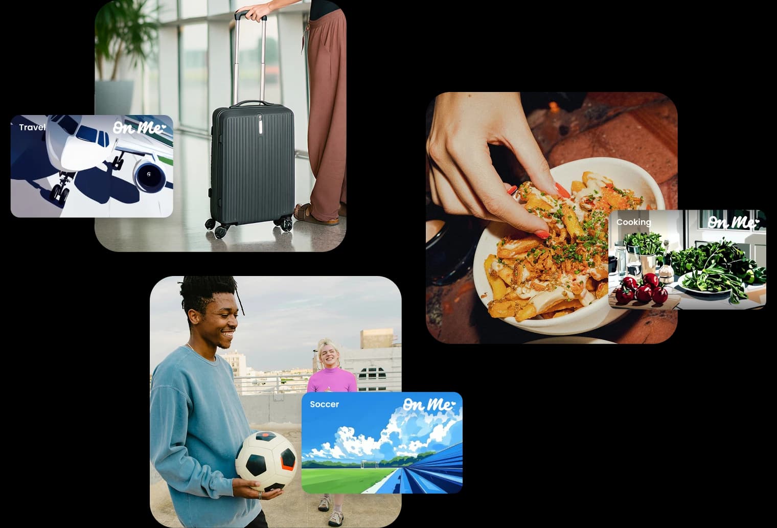 Gift categories collage