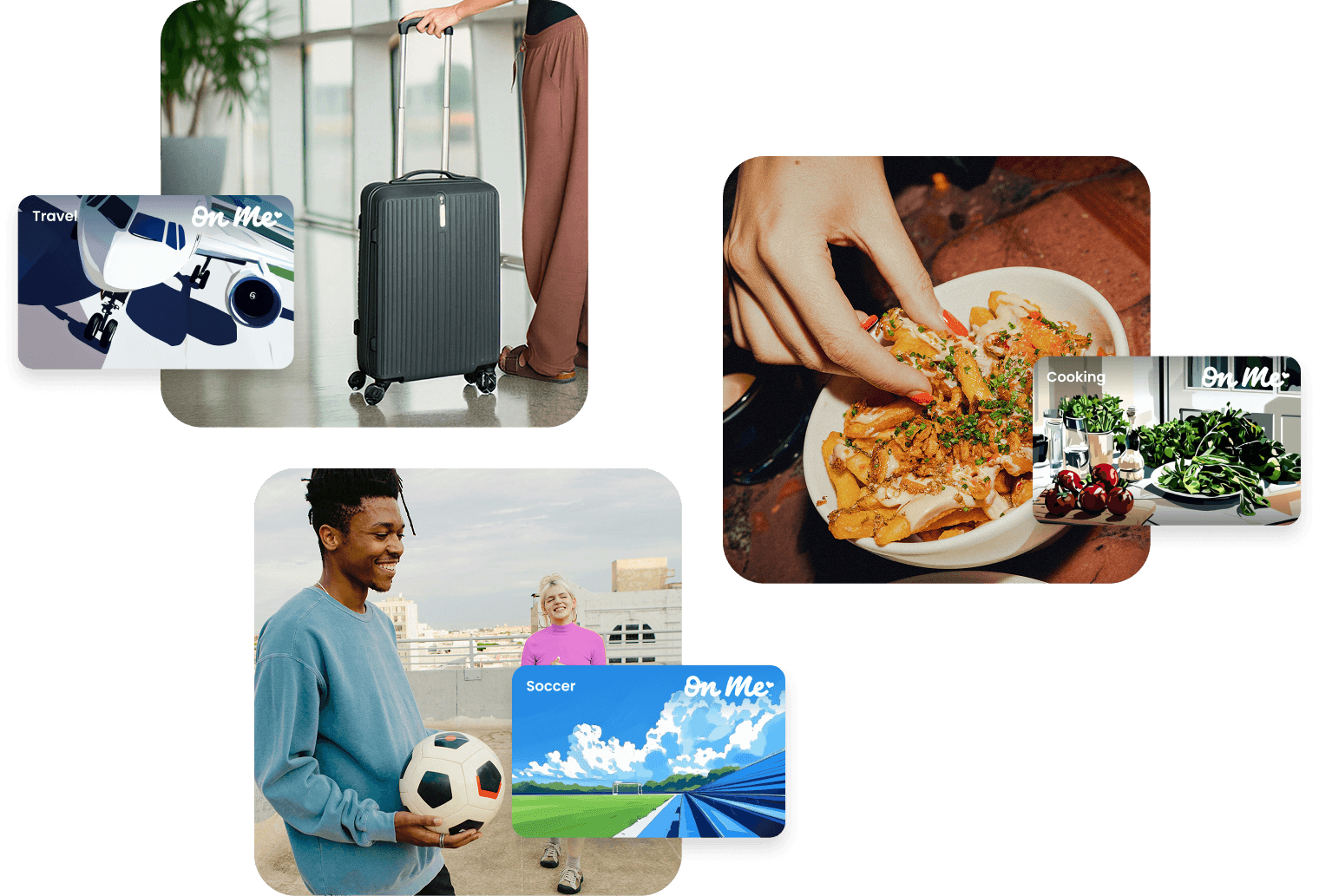 Gift categories collage