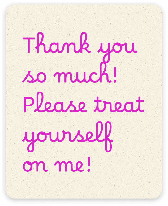 Personal note