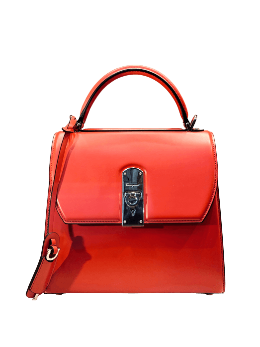 Red tote bag