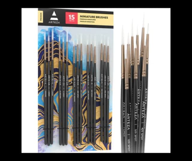 Picture of the product: Detail Paint Brushes - Set of 15