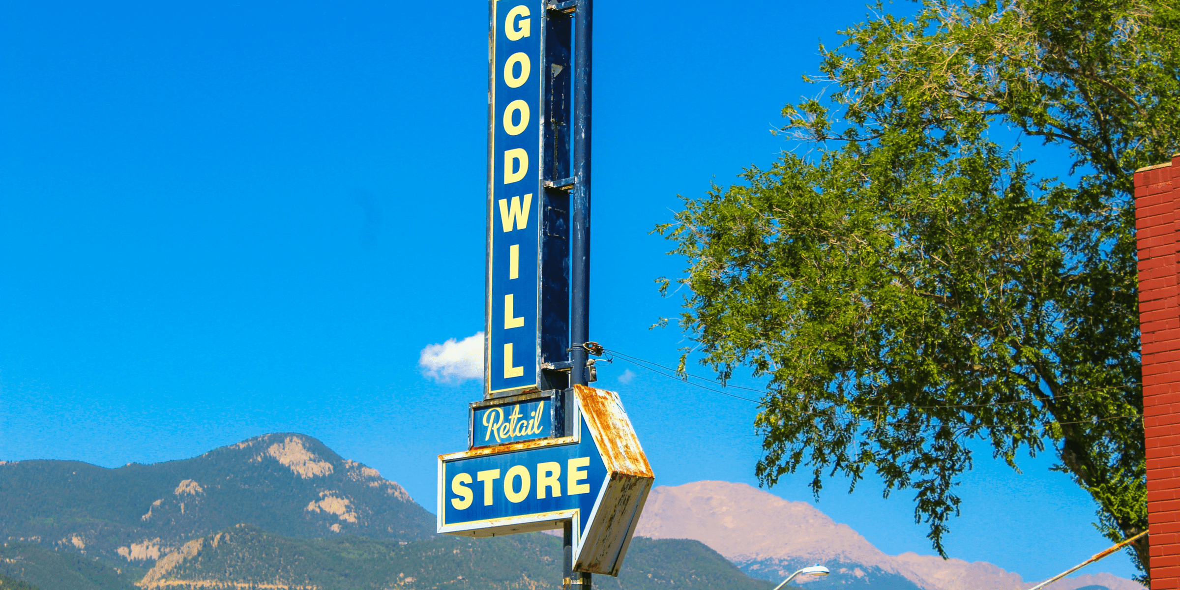 Goodwill Store sign
