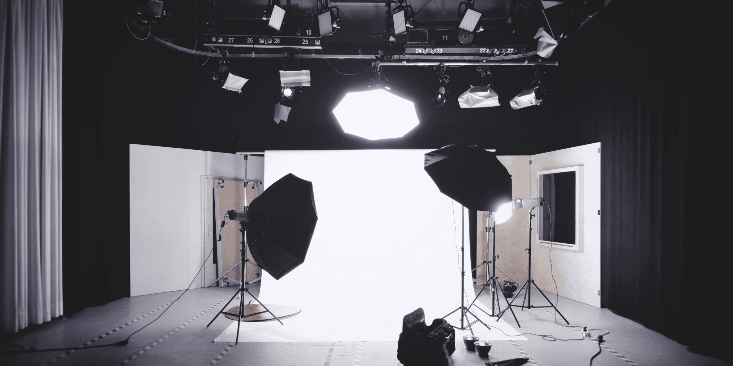 camera studio set up.