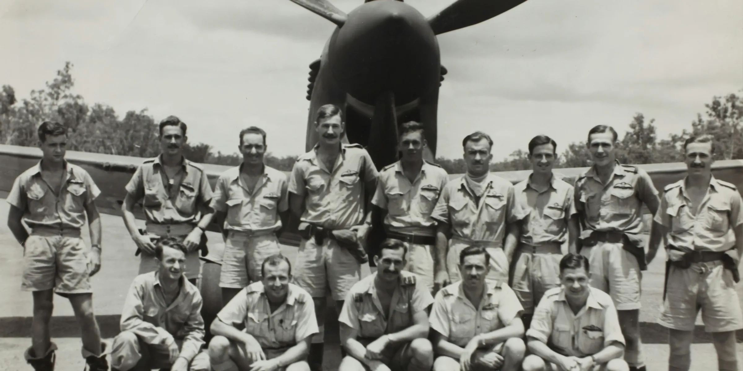 grayscale photo of army