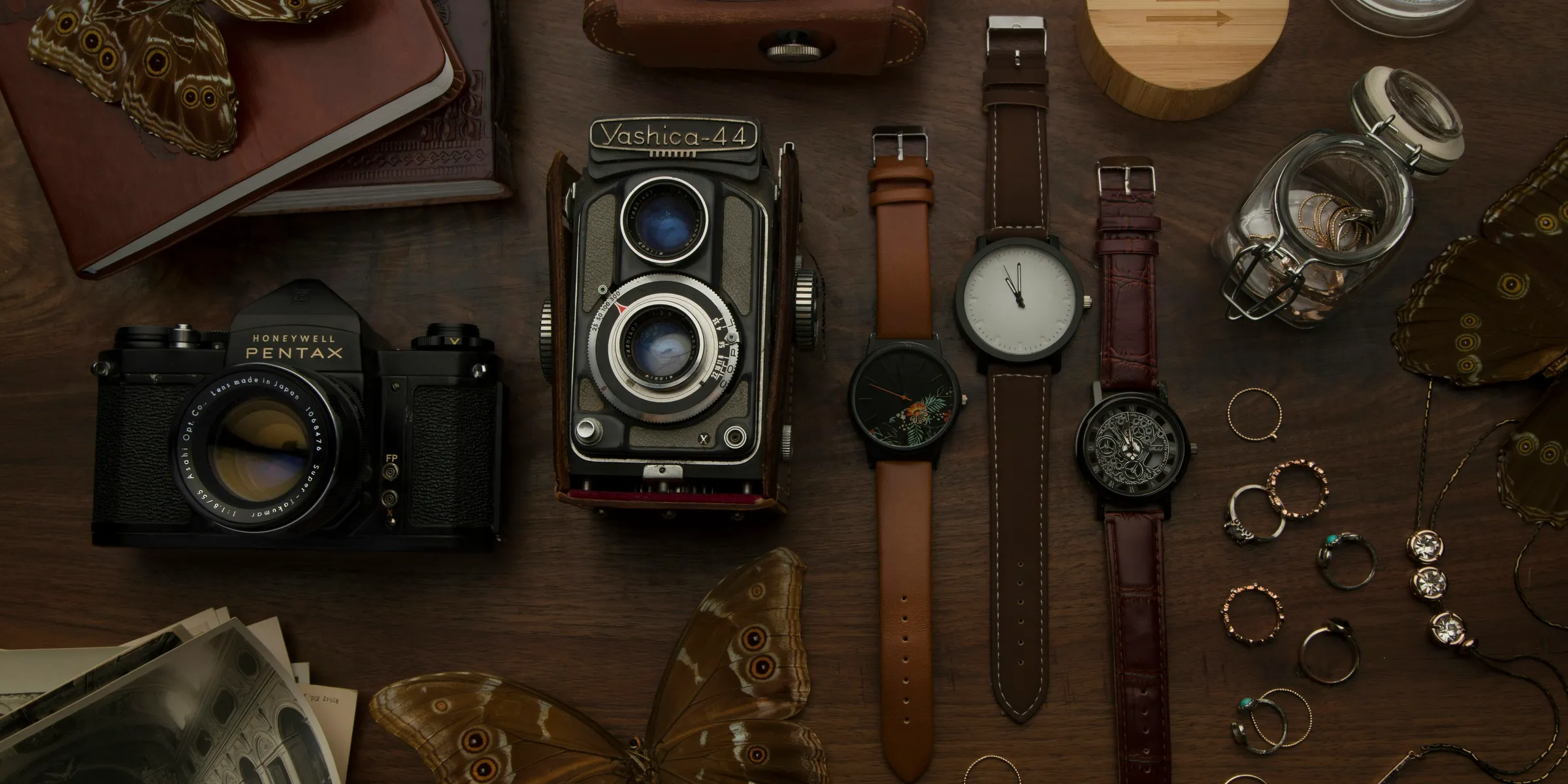 watches and vintage camera