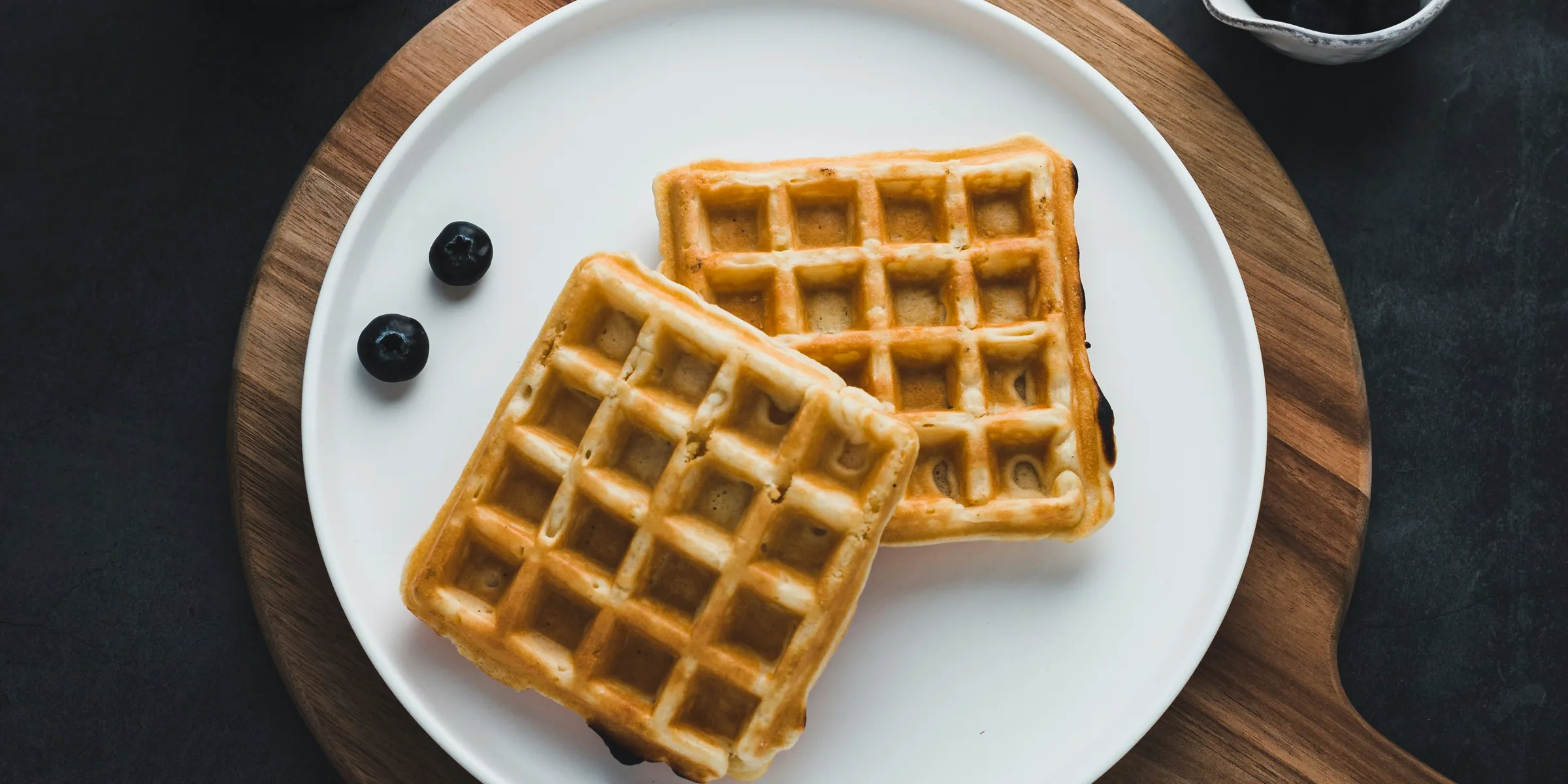waffles on plate