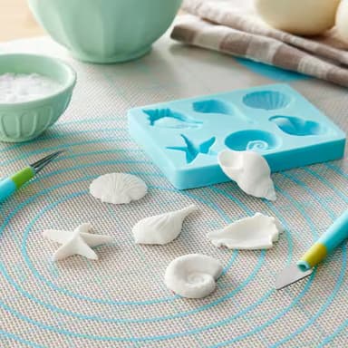 Sea Shell Silicone Fondant Mold by Celebrate It®