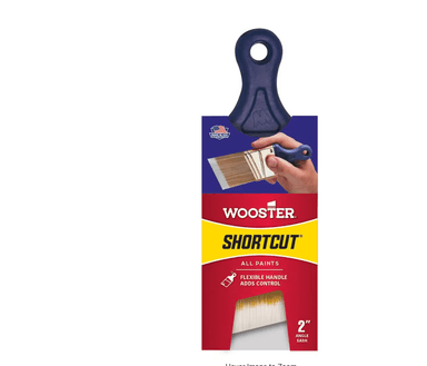 2 in. Shortcut Polyester Angled Sash Brush for All Paint Types