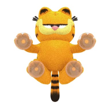 THE GARFIELD MOVIE 8" PLUSH WINDOW CLINGER