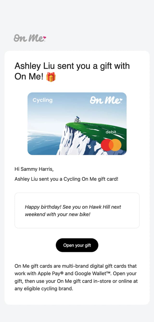 They receive an email or text.