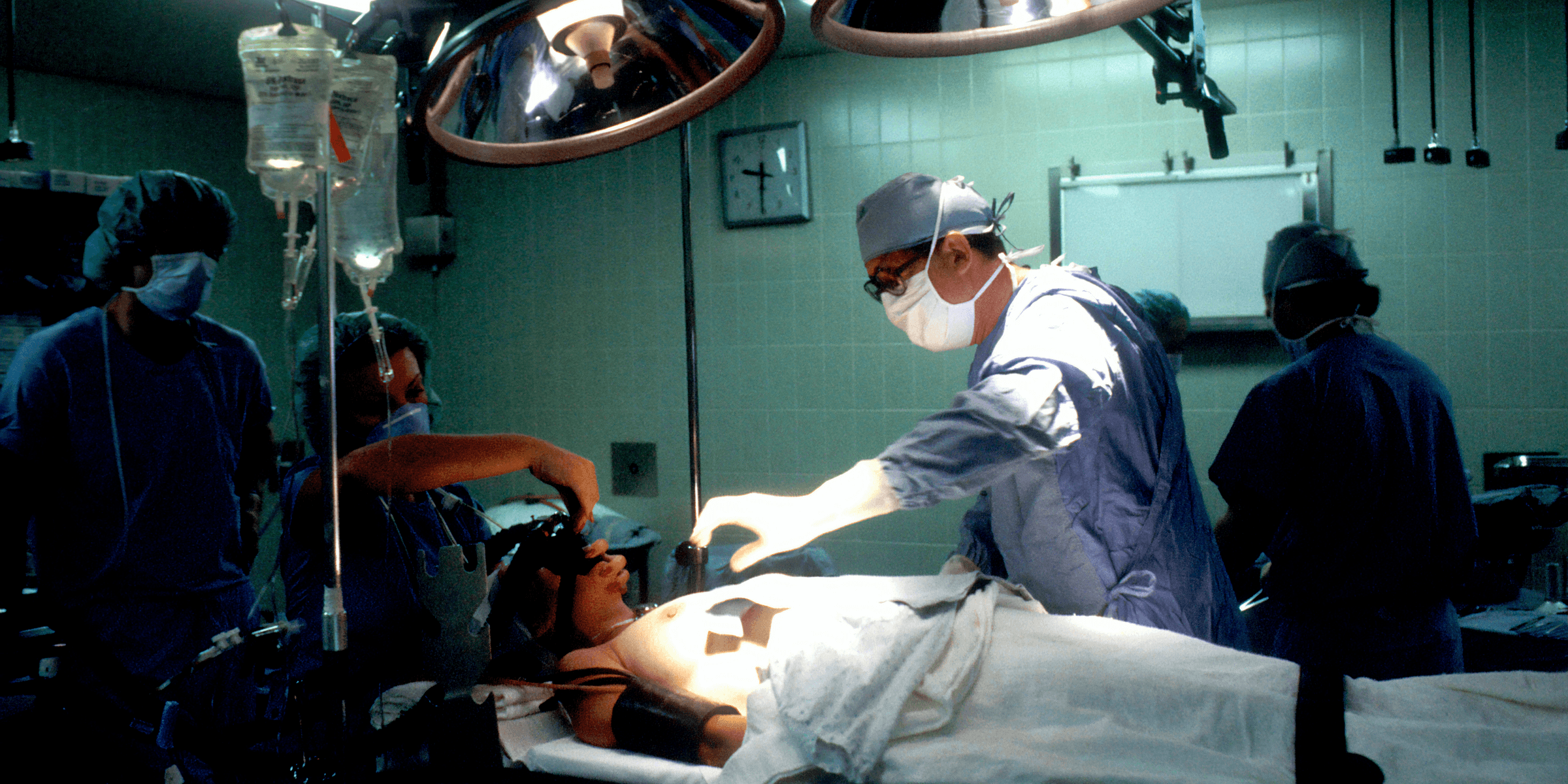 doctor and nurses inside operating room