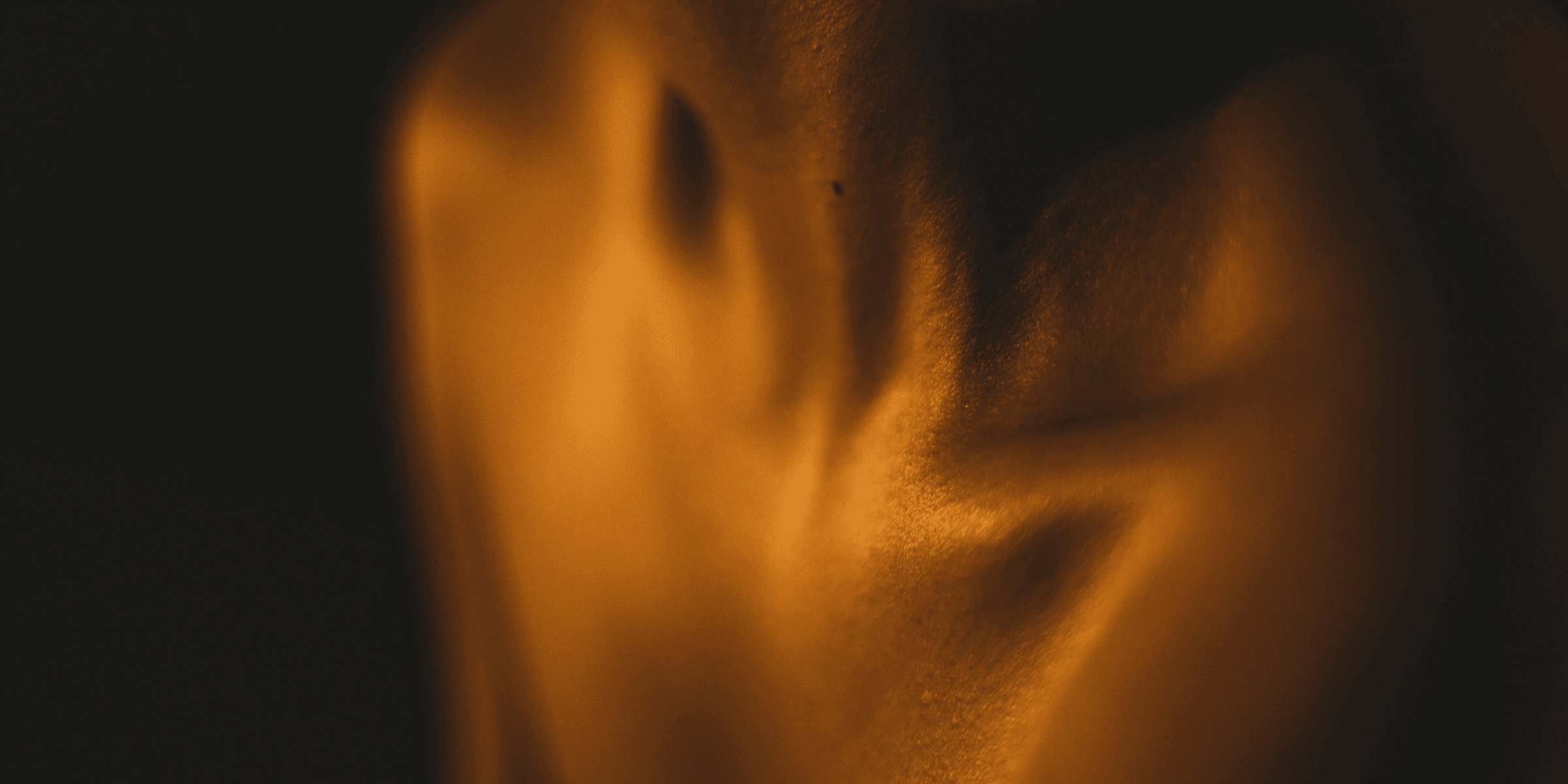 a blurry photo of a person's torso