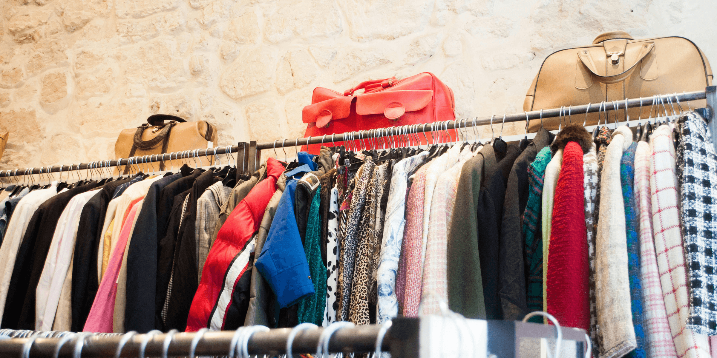 clothes hanged on clothes hanger.