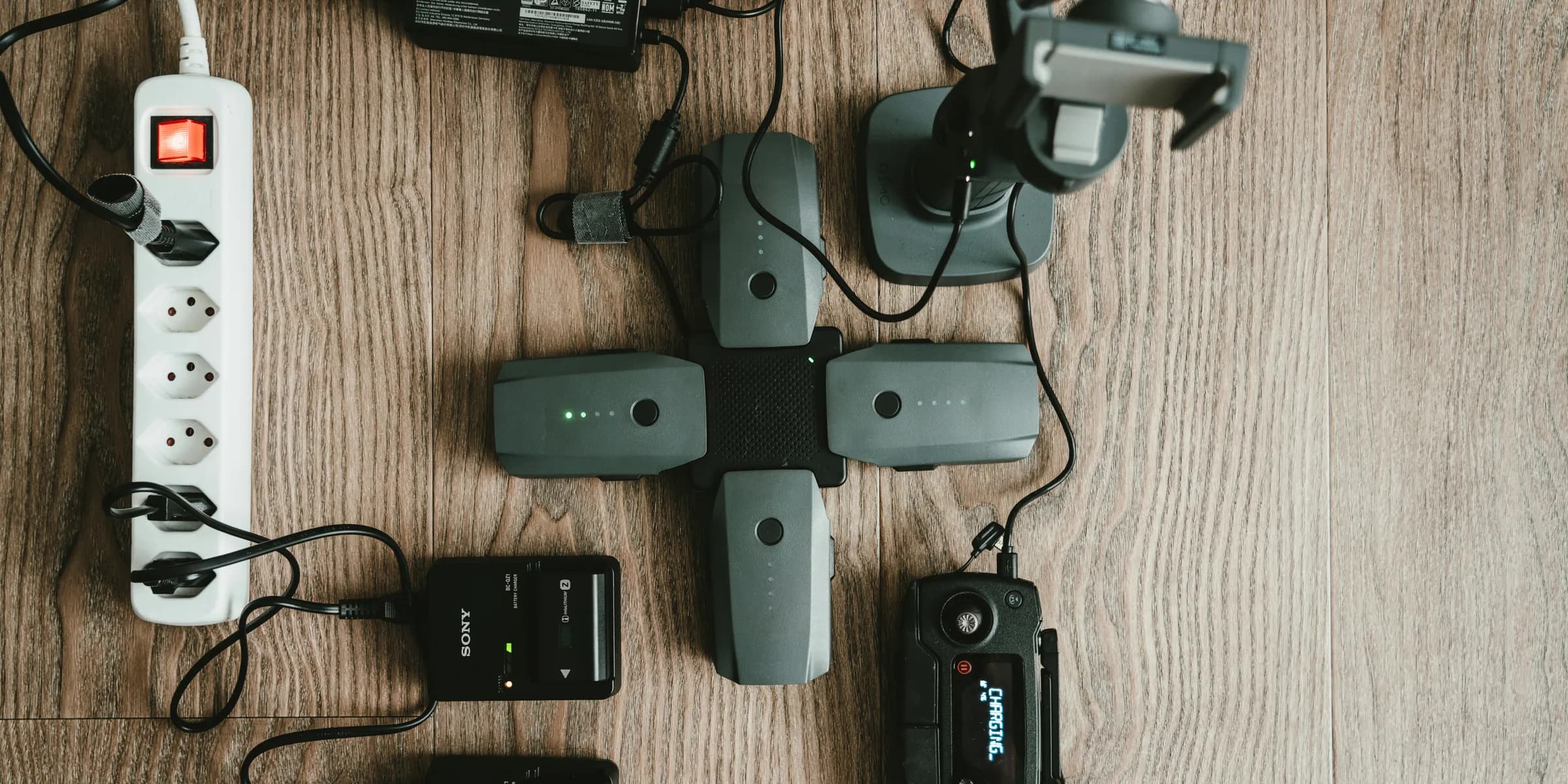 black and grey electronic device