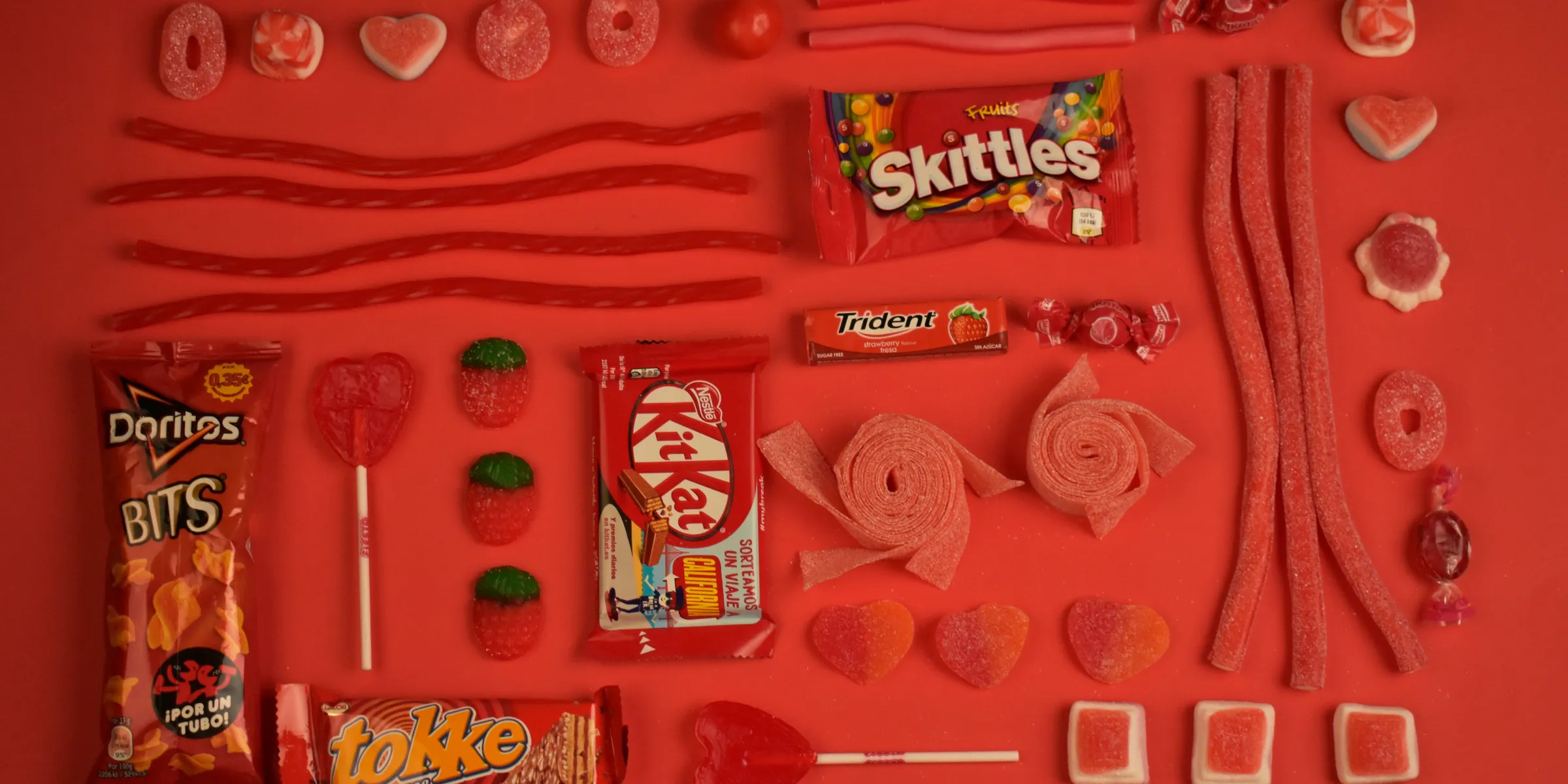 assorted candies and chocolate pack