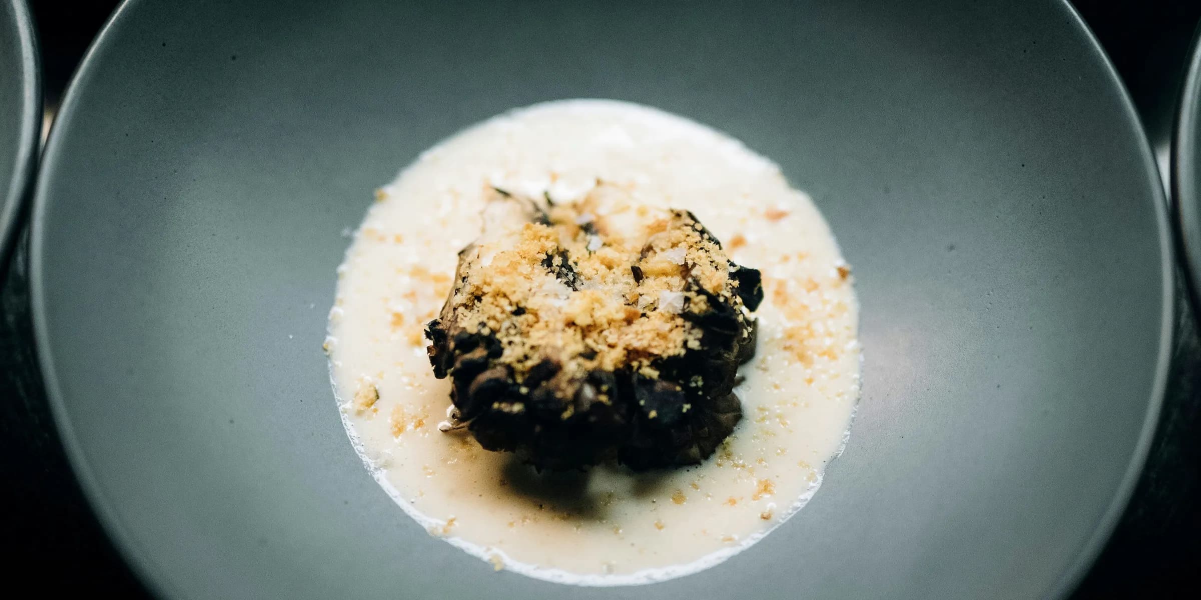 cooked food on plate