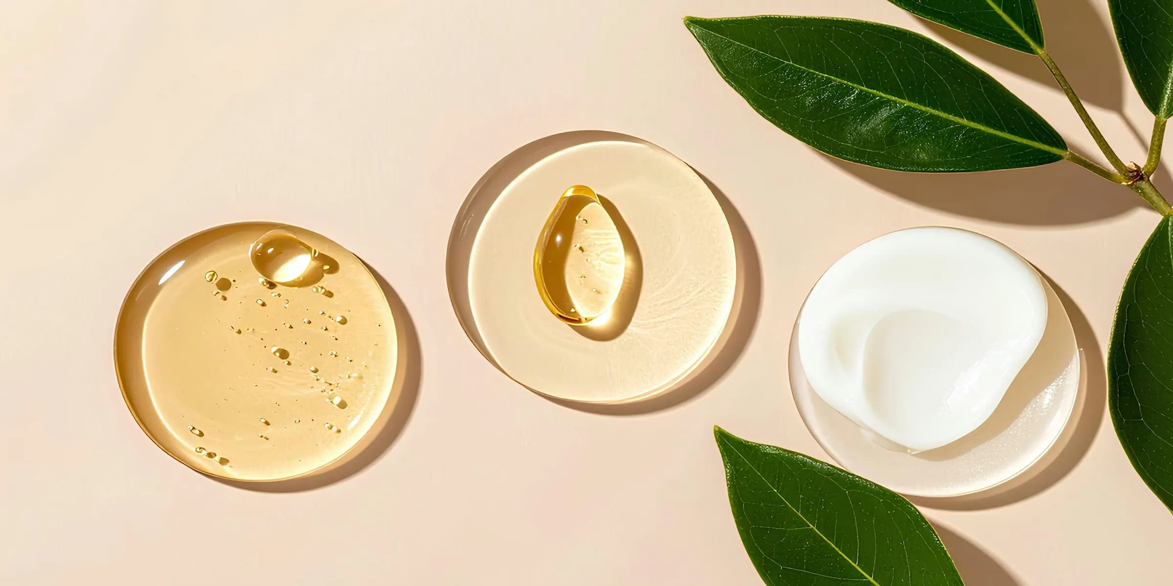 Three drops of clean skin care