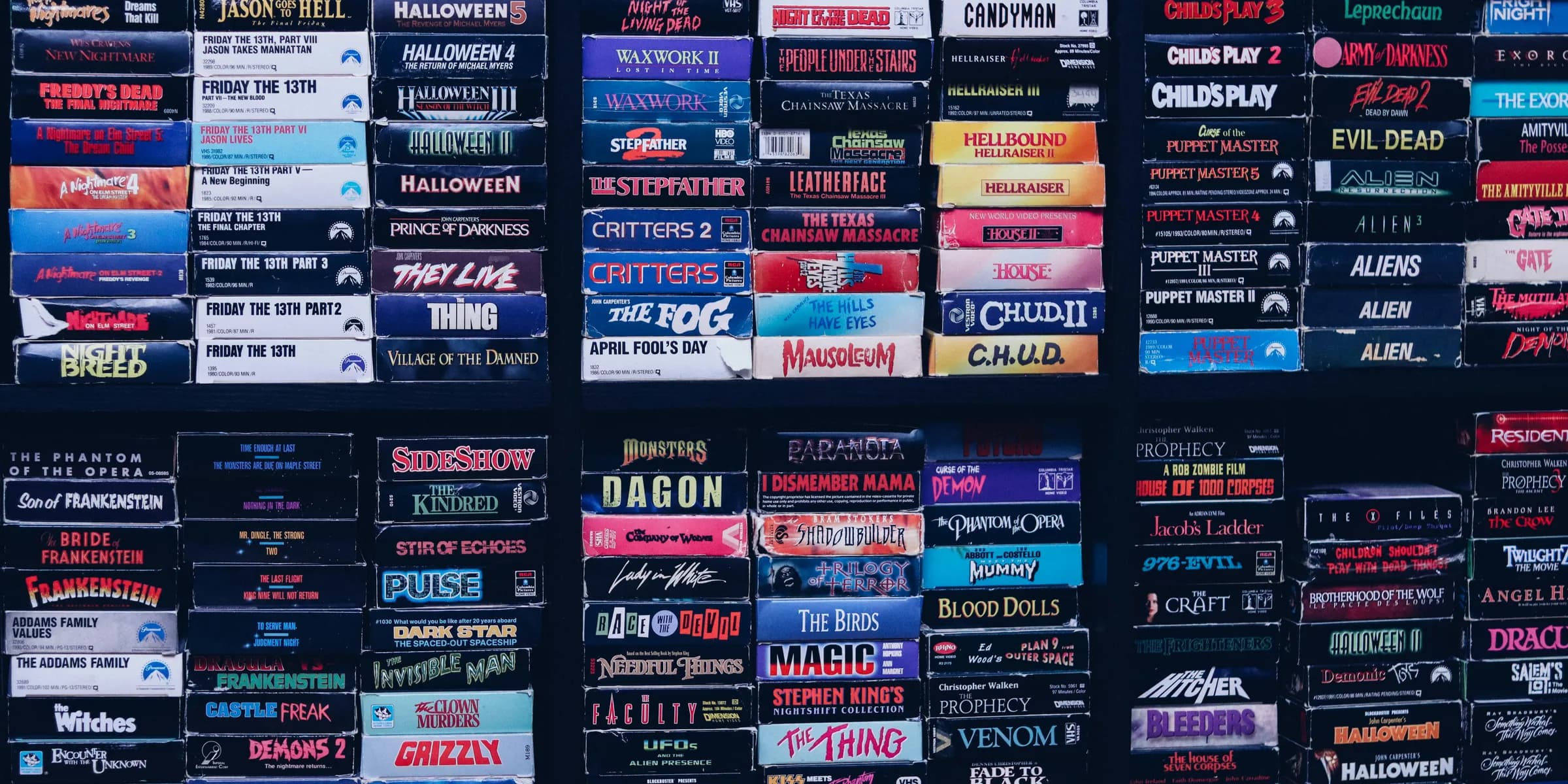 a group of boxes with text on them