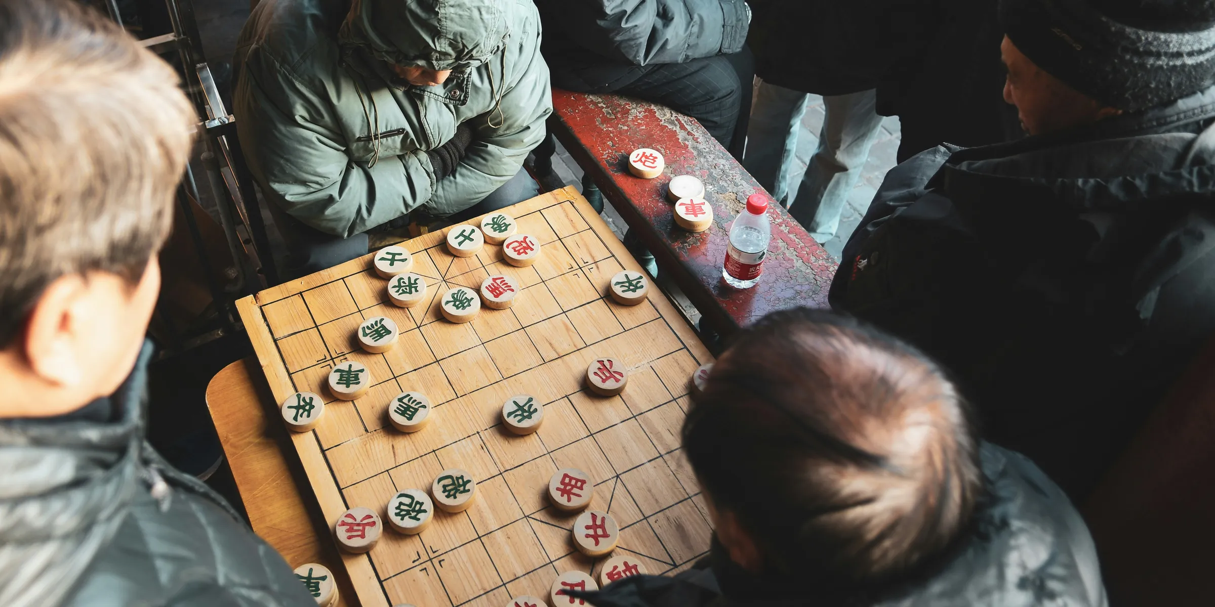 man playing board game photograph
