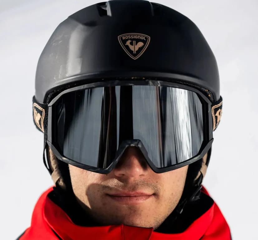 Winter sports imagery featuring Fit IMPACTS Ski Helmet