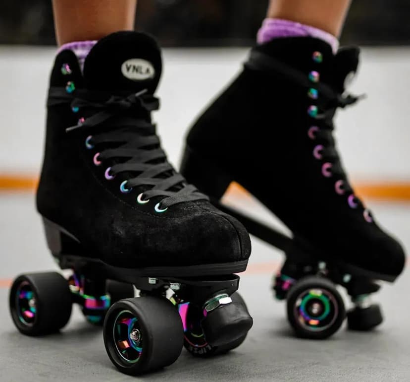 Skating imagery featuring VNLA Luna Eclipse Skates