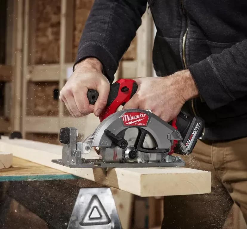 Woodworking imagery featuring 5-3/8" Circular Saw